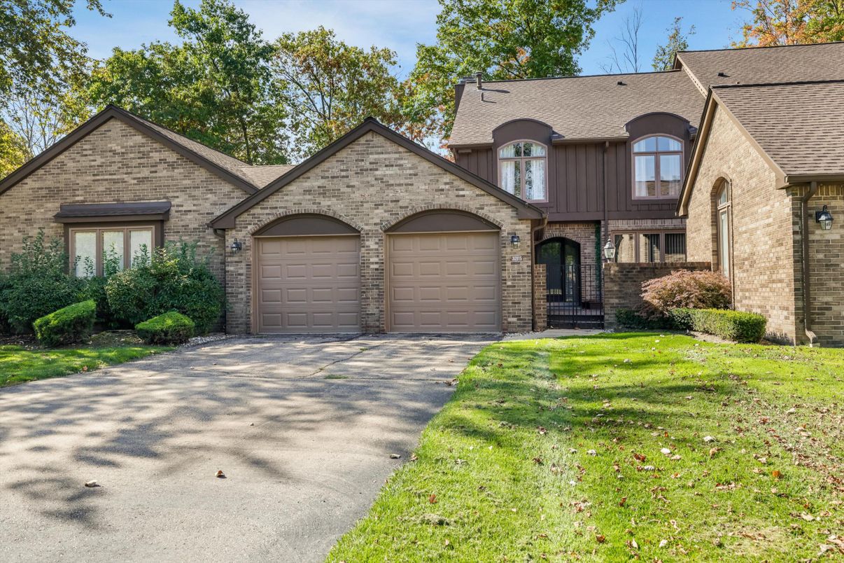 Attached, Exterior, Facade, Brick Facade, Tudor Revival