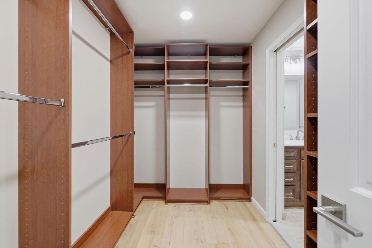 Interior, Recessed Lighting, Walk-in Closets, Wood Texture Flooring