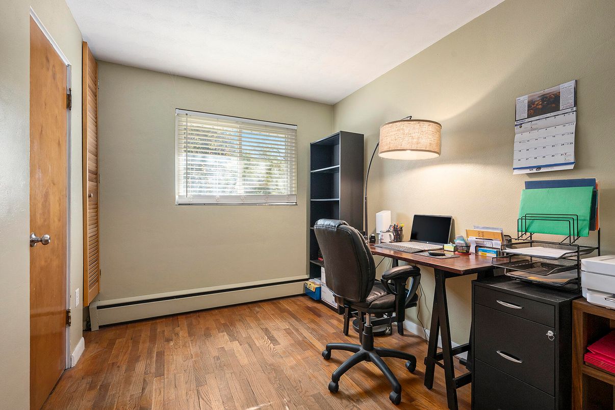 Home Office, Interior, Wood Texture Flooring