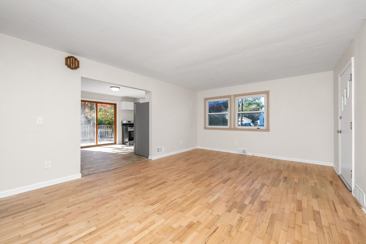 Empty room, Interior, Wood Texture Flooring
