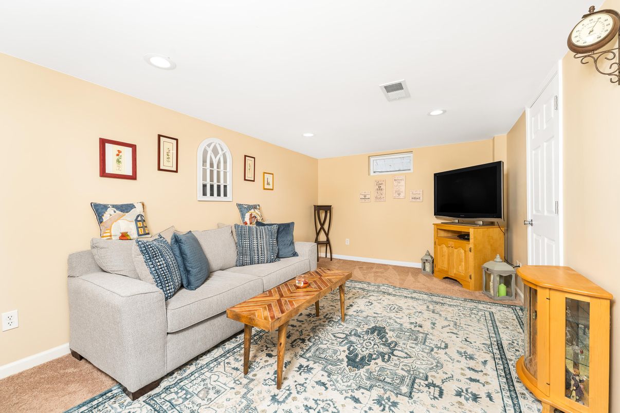 Interior, Living room, Recessed Lighting
