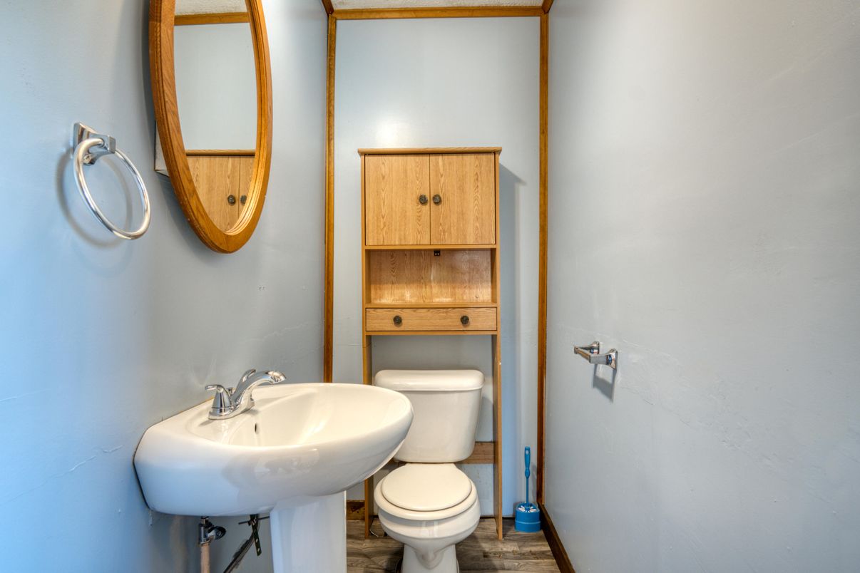 Bathroom, Interior, Wood Texture Flooring