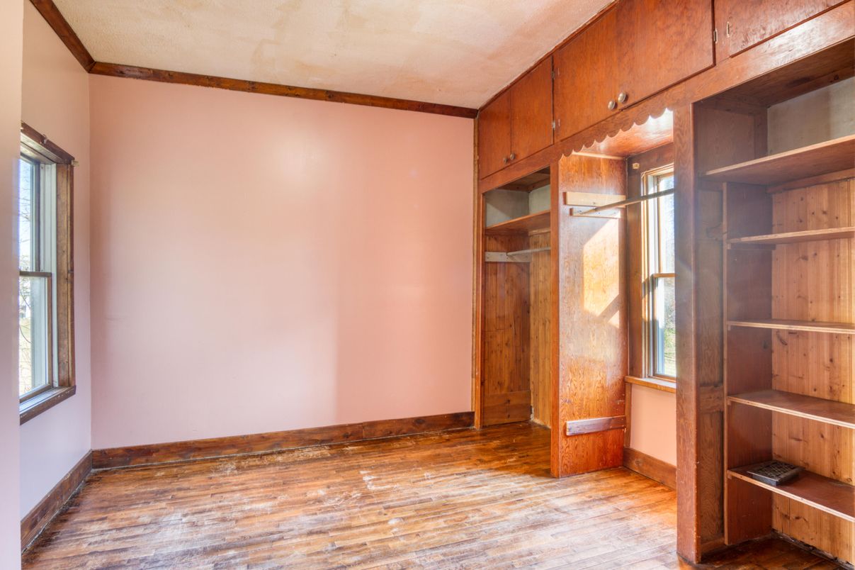Empty room, Interior, Wood Texture Flooring