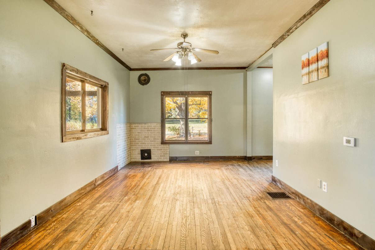 Empty room, Interior, Wood Texture Flooring