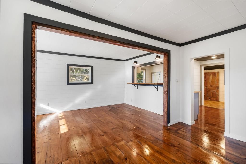 Empty room, Interior, Wood Texture Flooring
