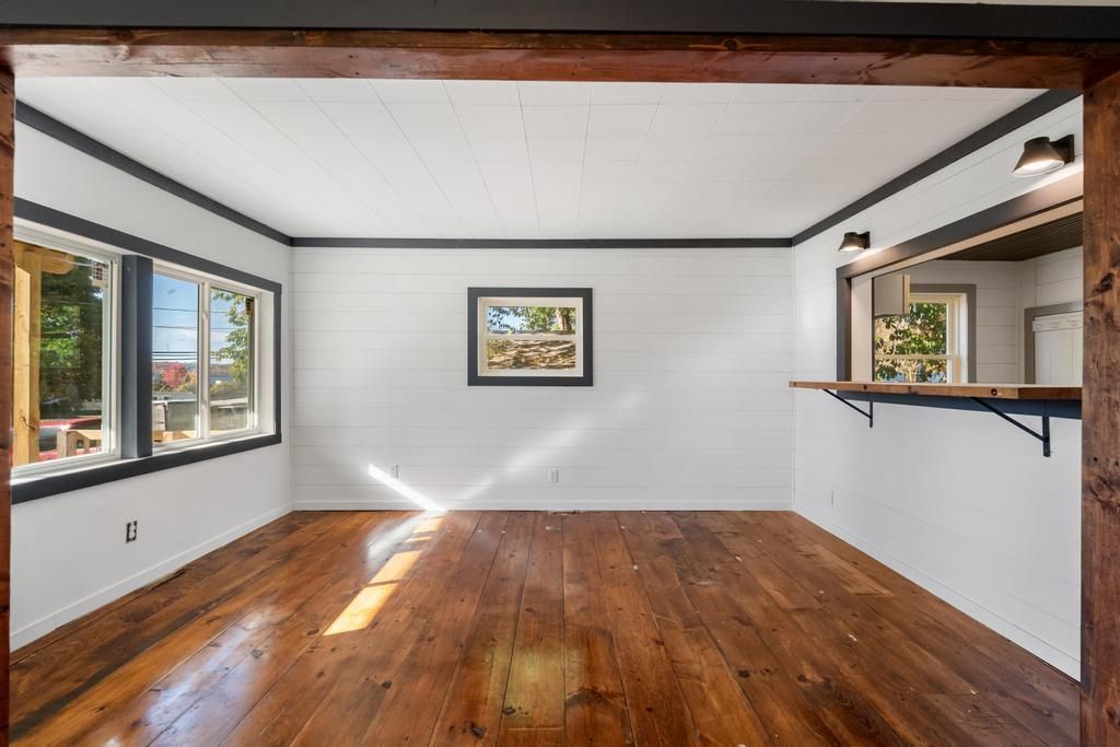 Empty room, Interior, Wood Texture Flooring