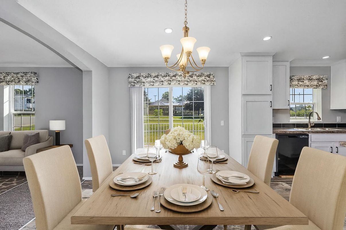 Chandelier, Dining room, Interior, Kitchen, Recessed Lighting