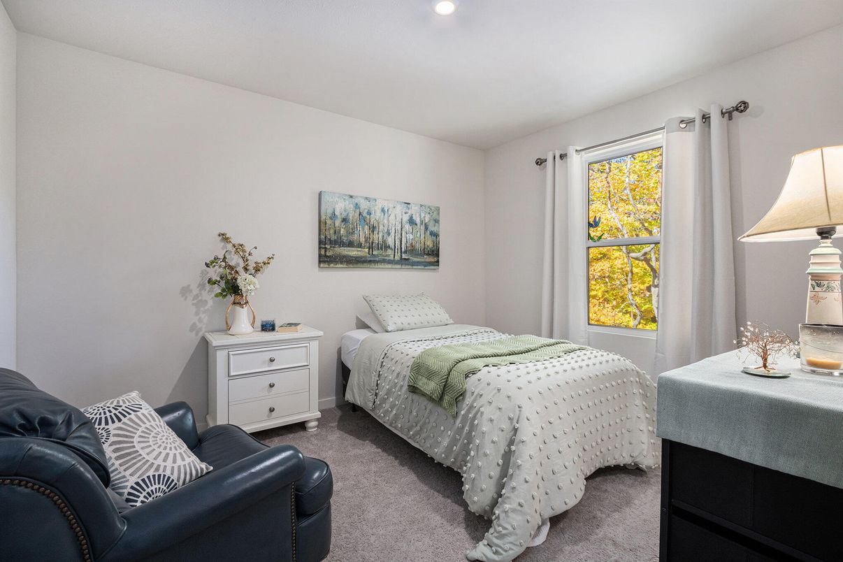 Bedroom, Interior, Recessed Lighting