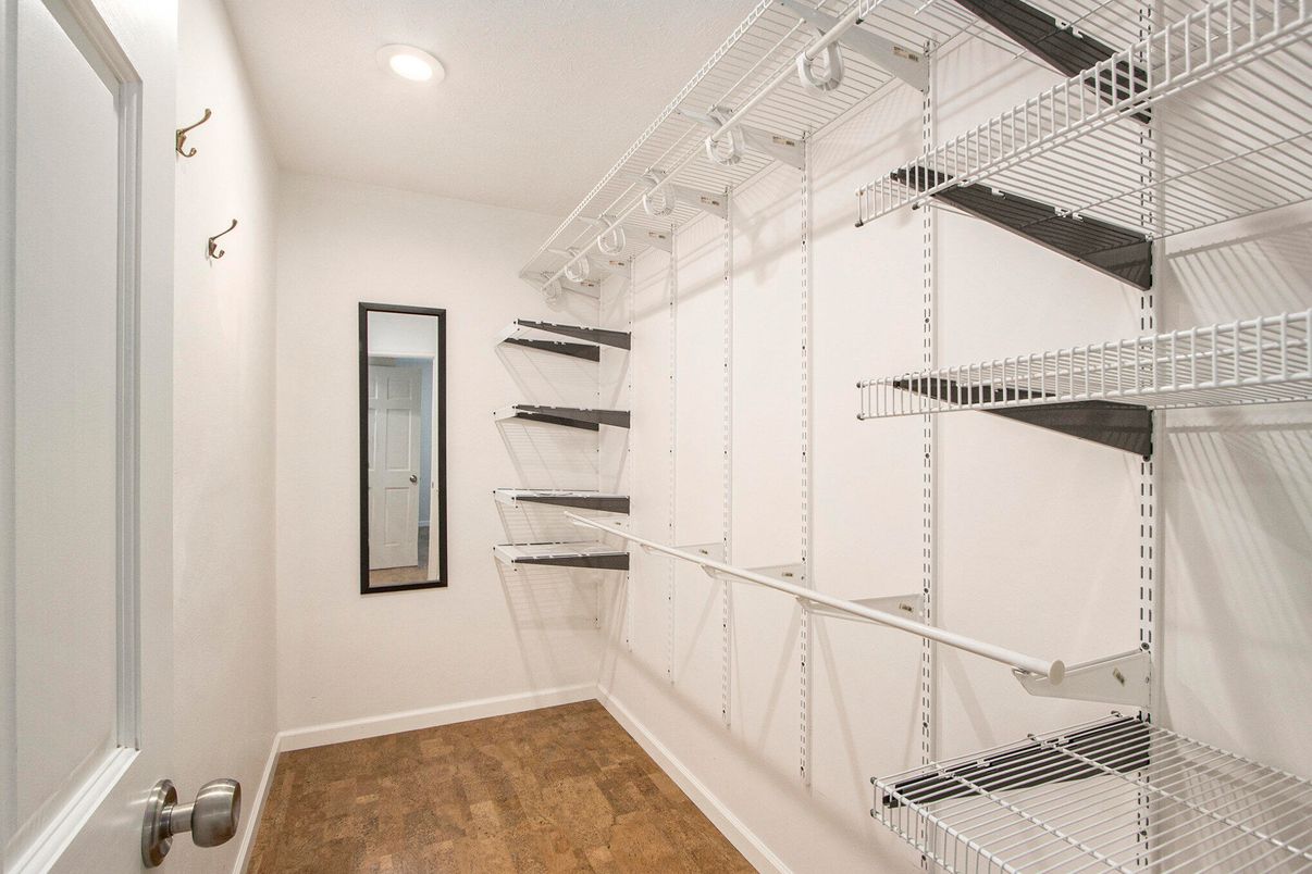 Interior, Recessed Lighting, Walk-in Closets, Wood Texture Flooring