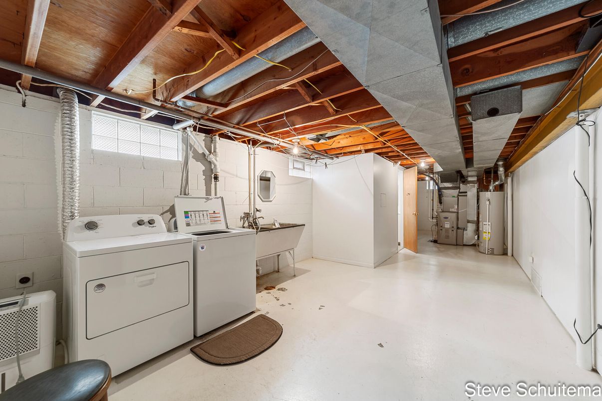 Interior, Utility Closets, Washer, Wooden Beams, Wooden Ceilings