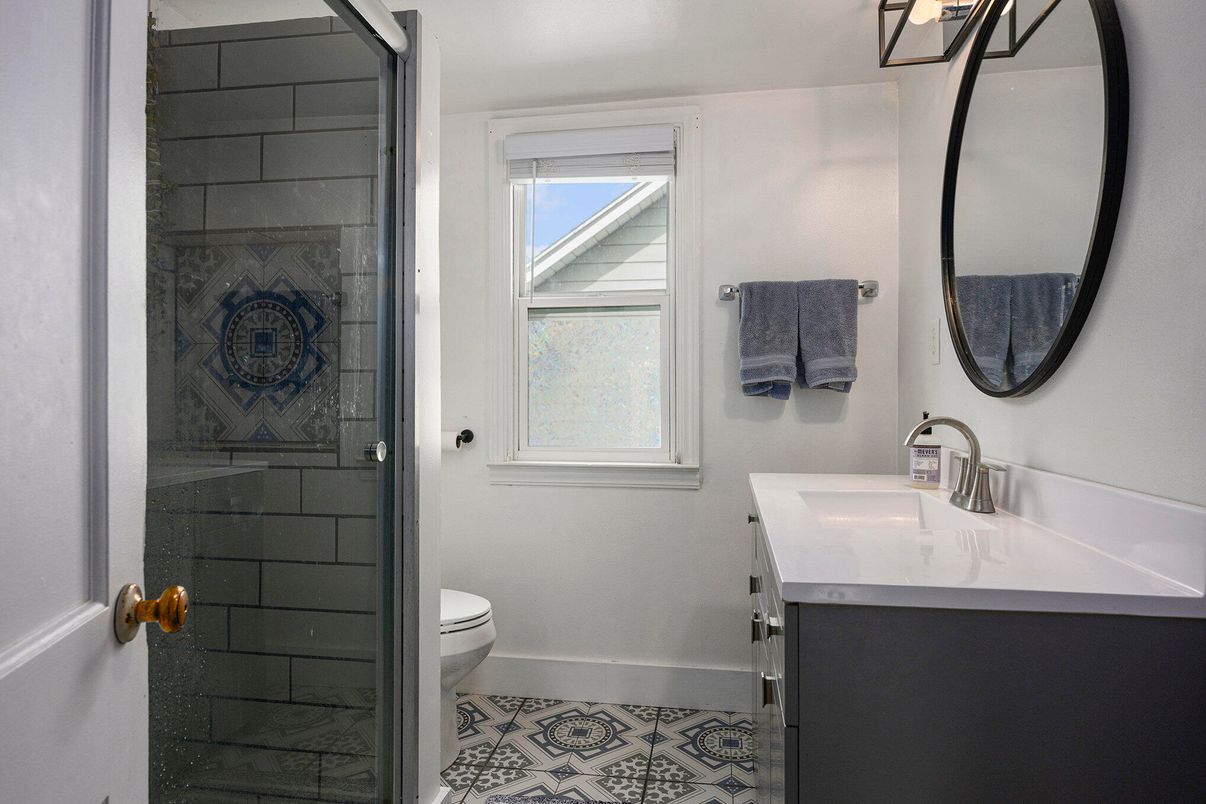 Bathroom, Glass Shower, Interior