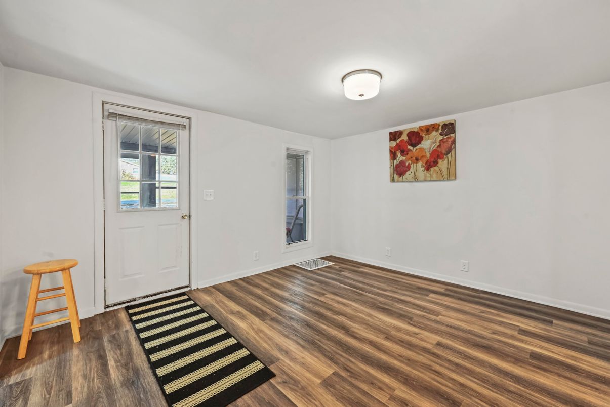 Empty room, Interior, Wood Texture Flooring