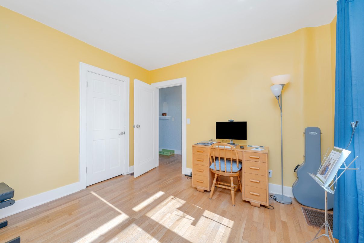 Home Office, Interior, Wood Texture Flooring