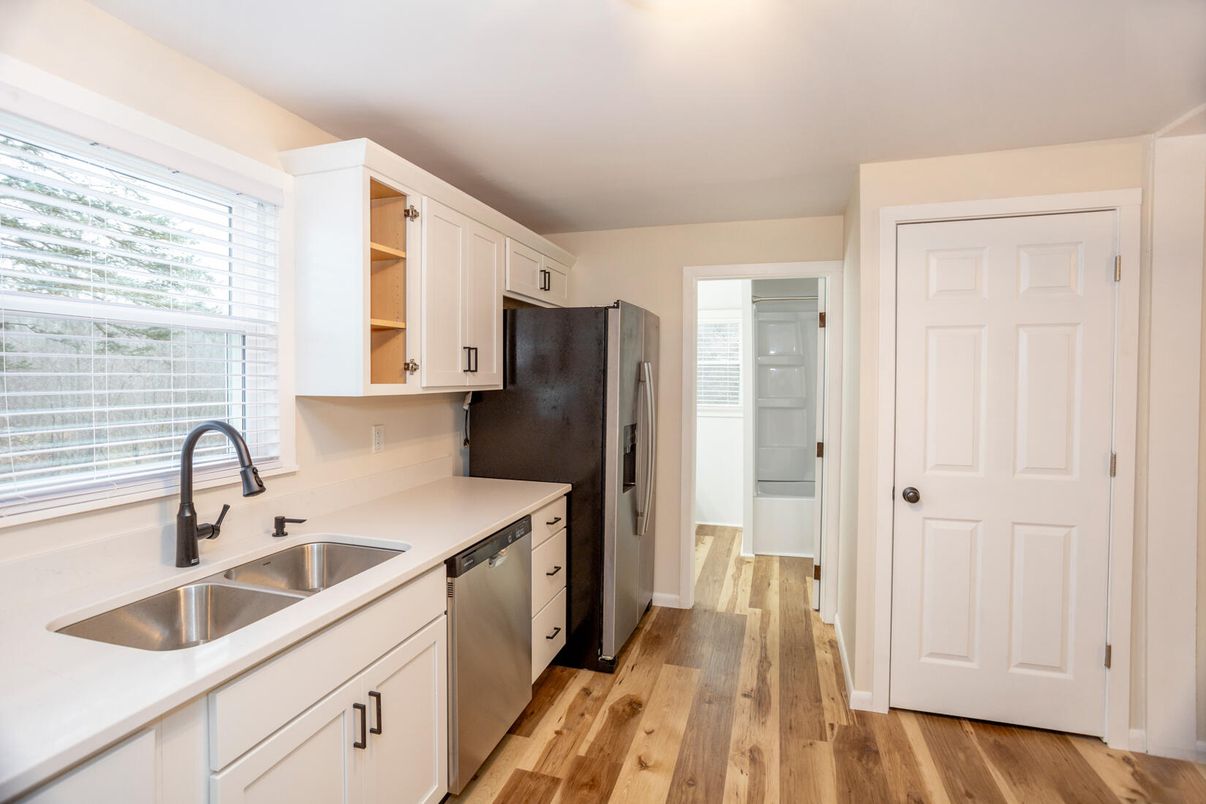 Interior, Kitchen, Wood Texture Flooring
