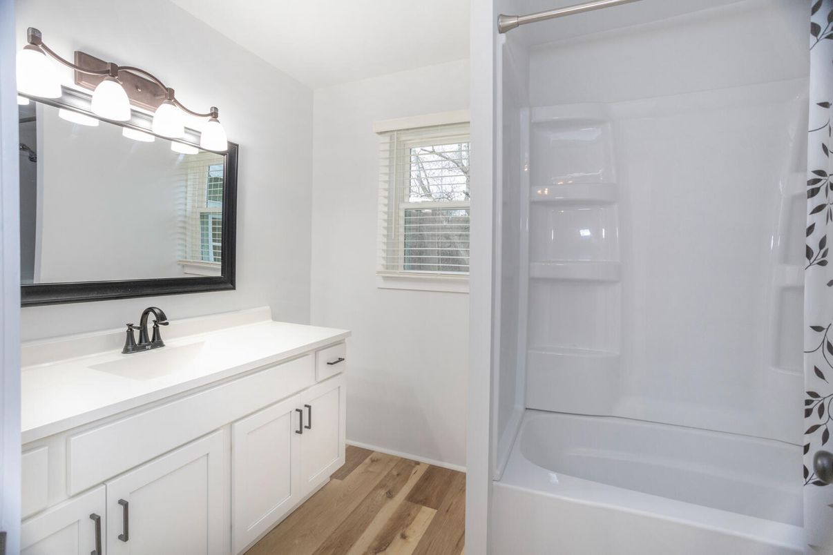 Bathroom, Interior, Wood Texture Flooring