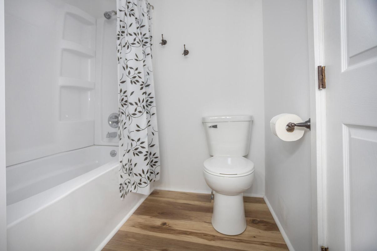 Bathroom, Interior, Wood Texture Flooring