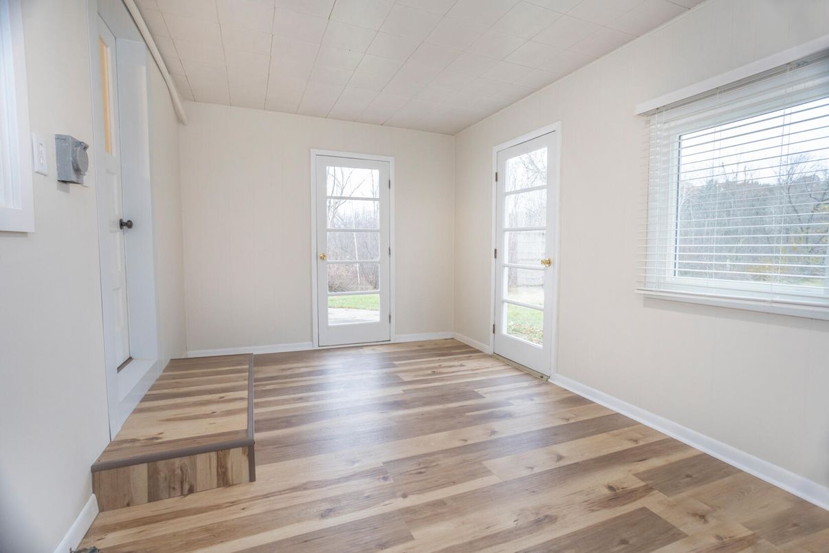Empty room, Interior, Wood Texture Flooring