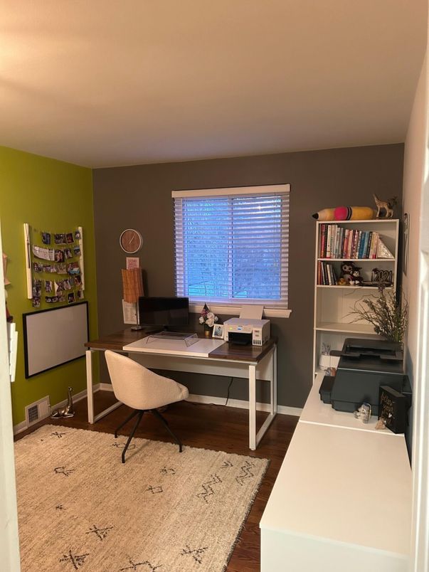 Home Office, Interior, Wood Texture Flooring