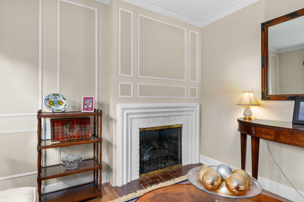Fireplace, Interior, Wood Texture Flooring