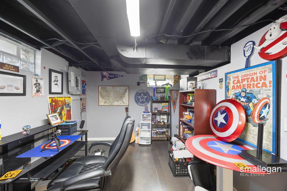 Home Office, Interior, Wood Texture Flooring