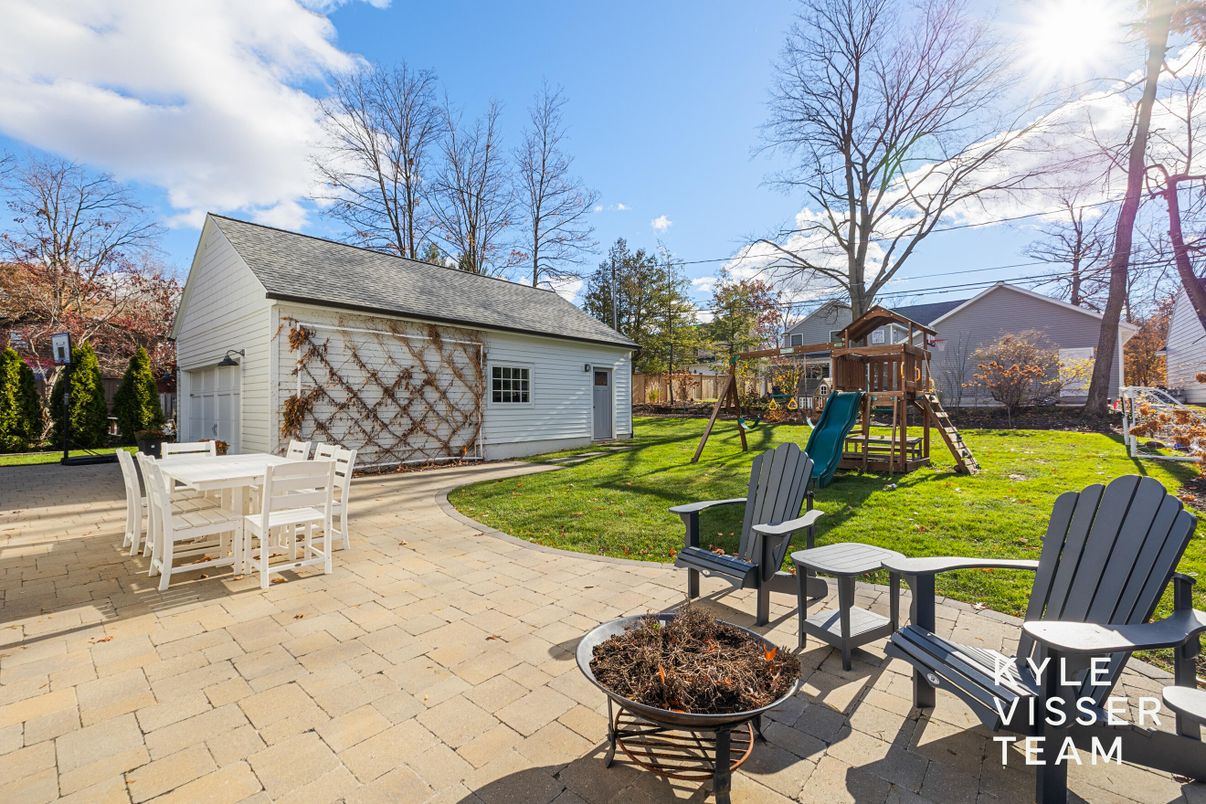 Backyard, Detached Garage, Exterior, Playground