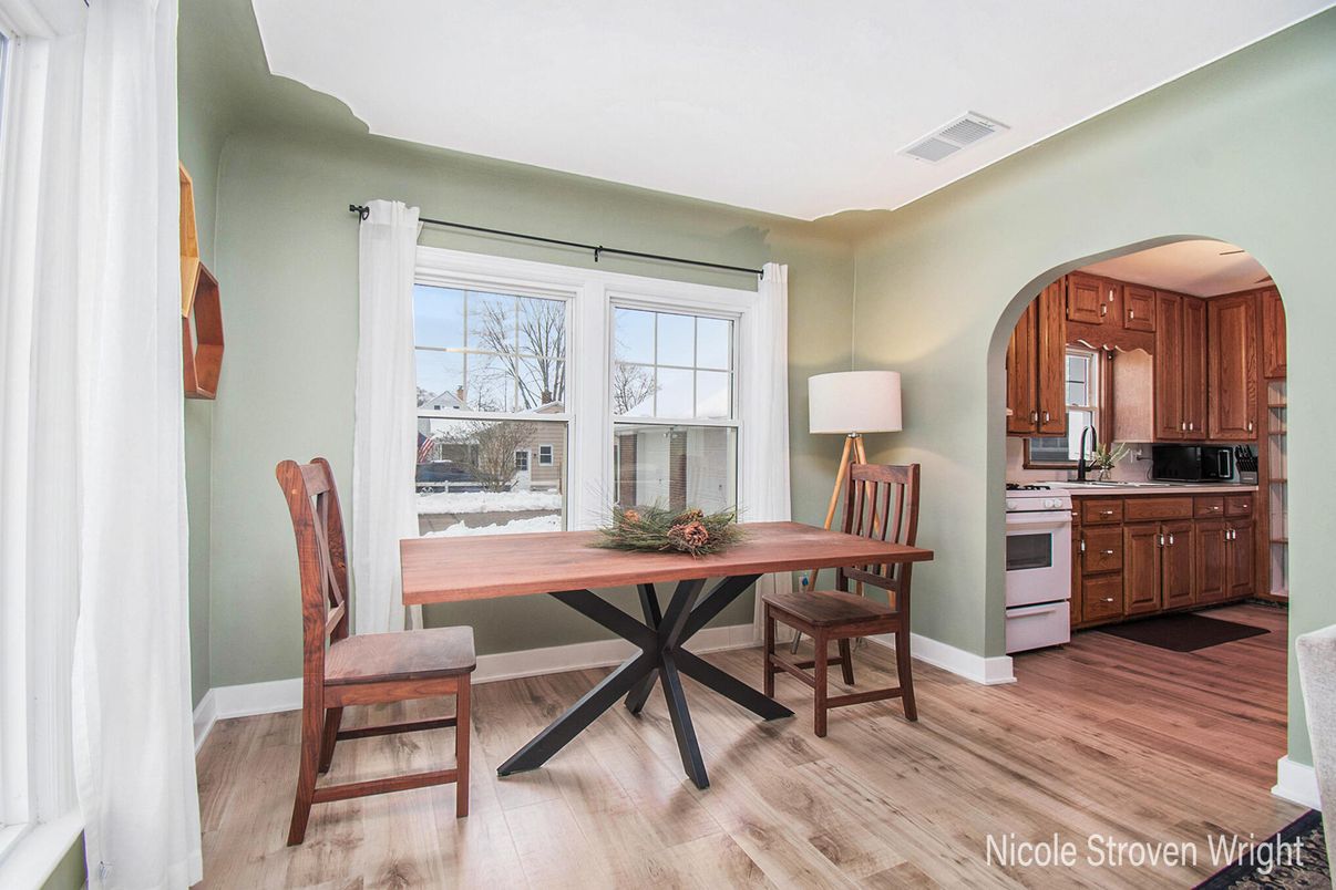 Dining room, Interior, Kitchen, Wood Texture Flooring