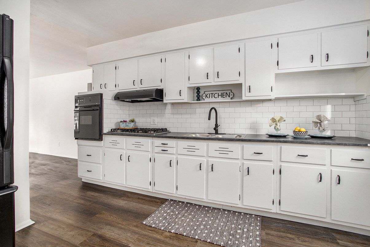 Interior, Kitchen, Wood Texture Flooring