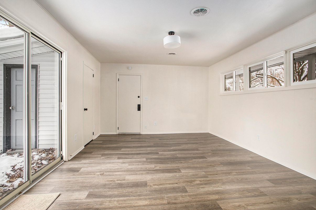 Empty room, Interior, Wood Texture Flooring