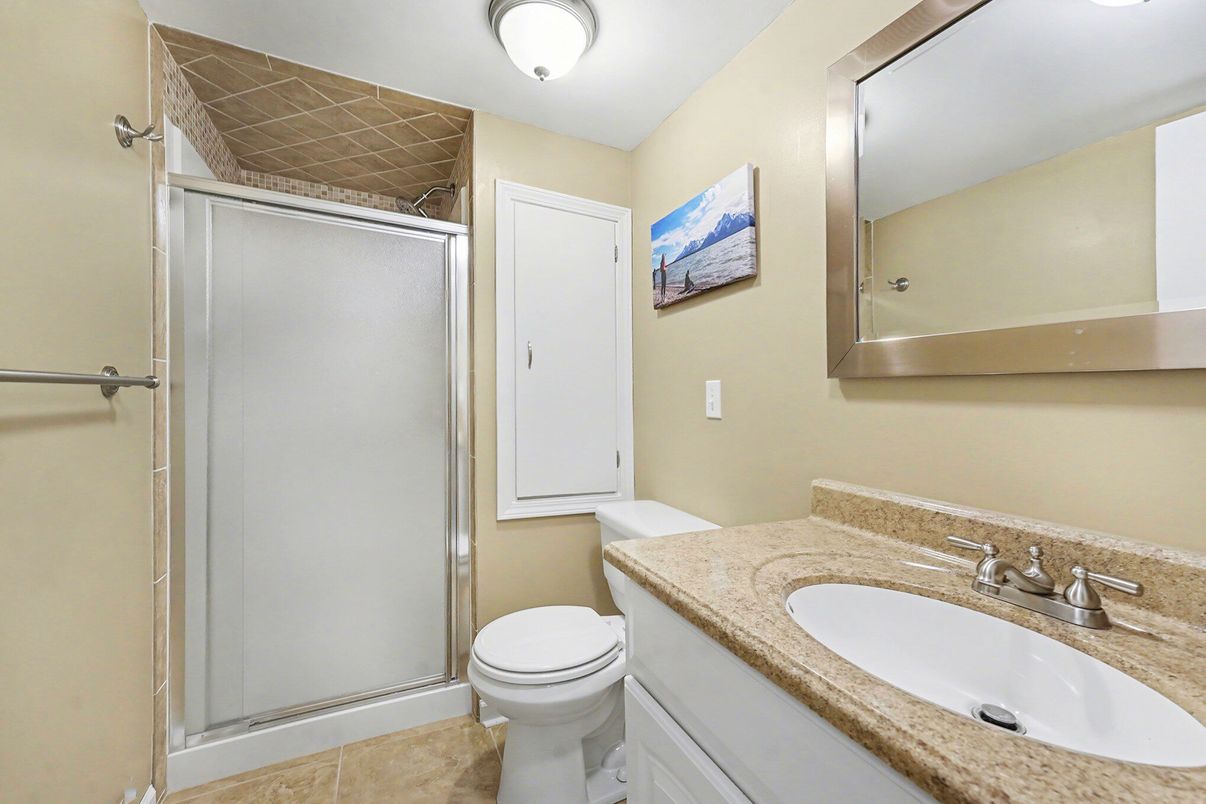 Bathroom, Glass Shower, Interior