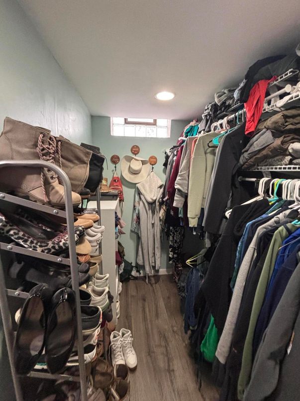 Interior, Recessed Lighting, Walk-in Closets, Wood Texture Flooring