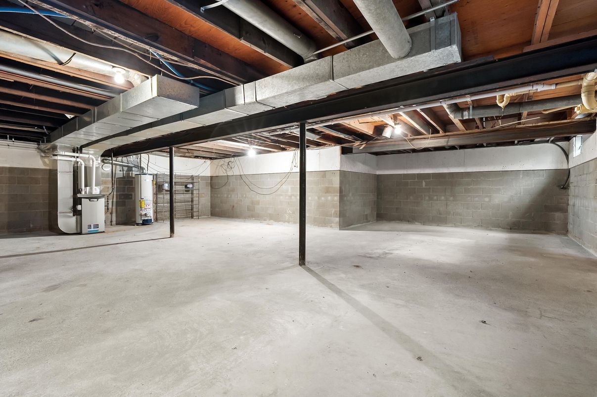 Interior, Stone Walls, Wooden Beams