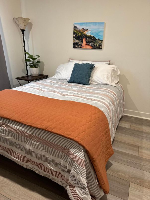 Bedroom, Interior, Wood Texture Flooring