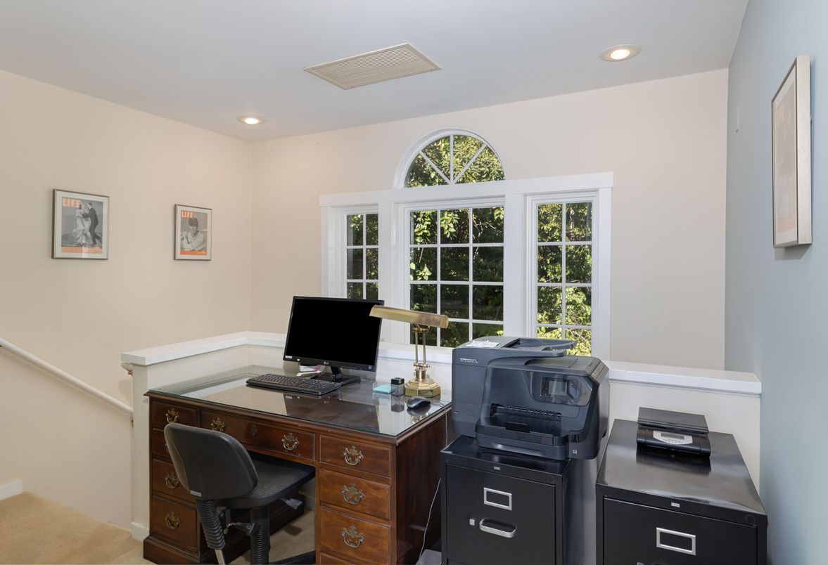 Home Office, Interior, Recessed Lighting