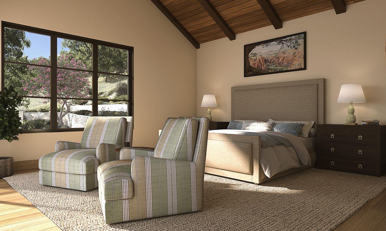 Bedroom, Interior, Wooden Beams, Wooden Ceilings, Wood Texture Flooring