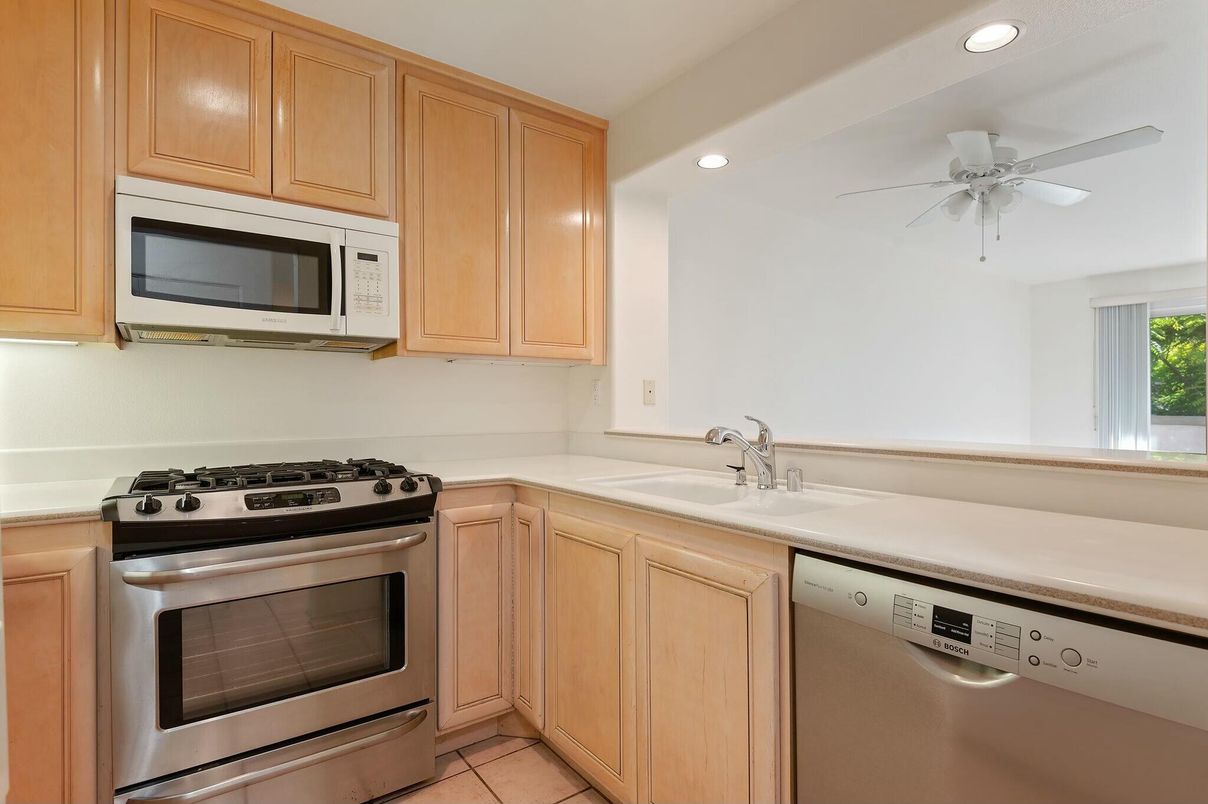 Interior, Kitchen, Recessed Lighting, Stainless Steel Appliances
