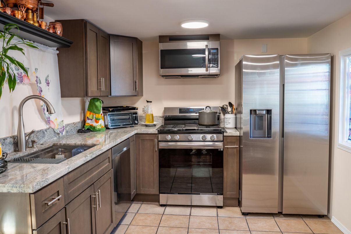 Interior, Kitchen, Recessed Lighting, Stainless Steel Appliances