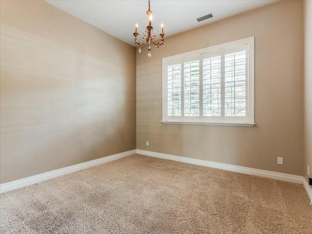 Chandelier, Empty room, Interior