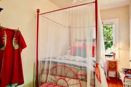 Bedroom, Interior, Wood Texture Flooring