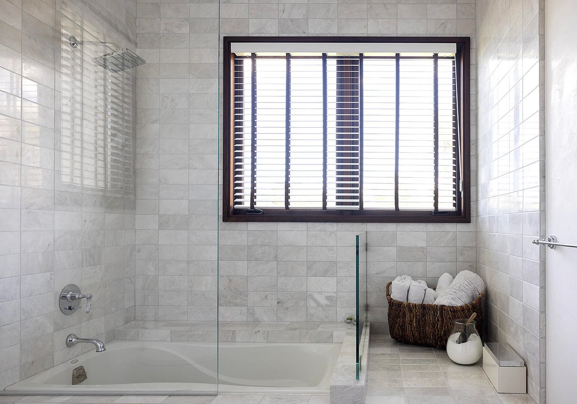 Bathroom, Glass Shower, Interior