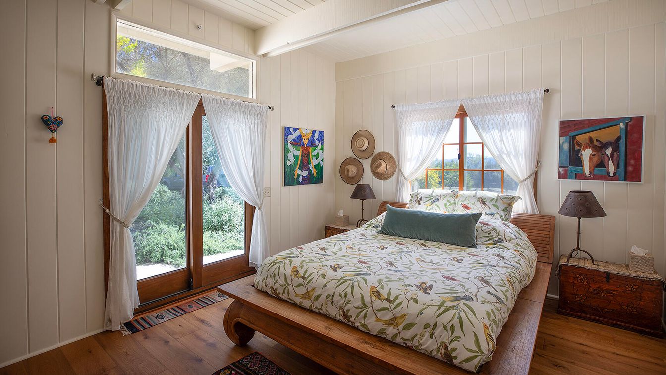 Bedroom, Interior, Wood Texture Flooring