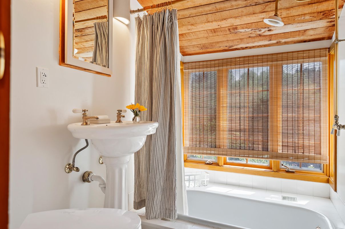 Bathroom, Interior, Wooden Ceilings