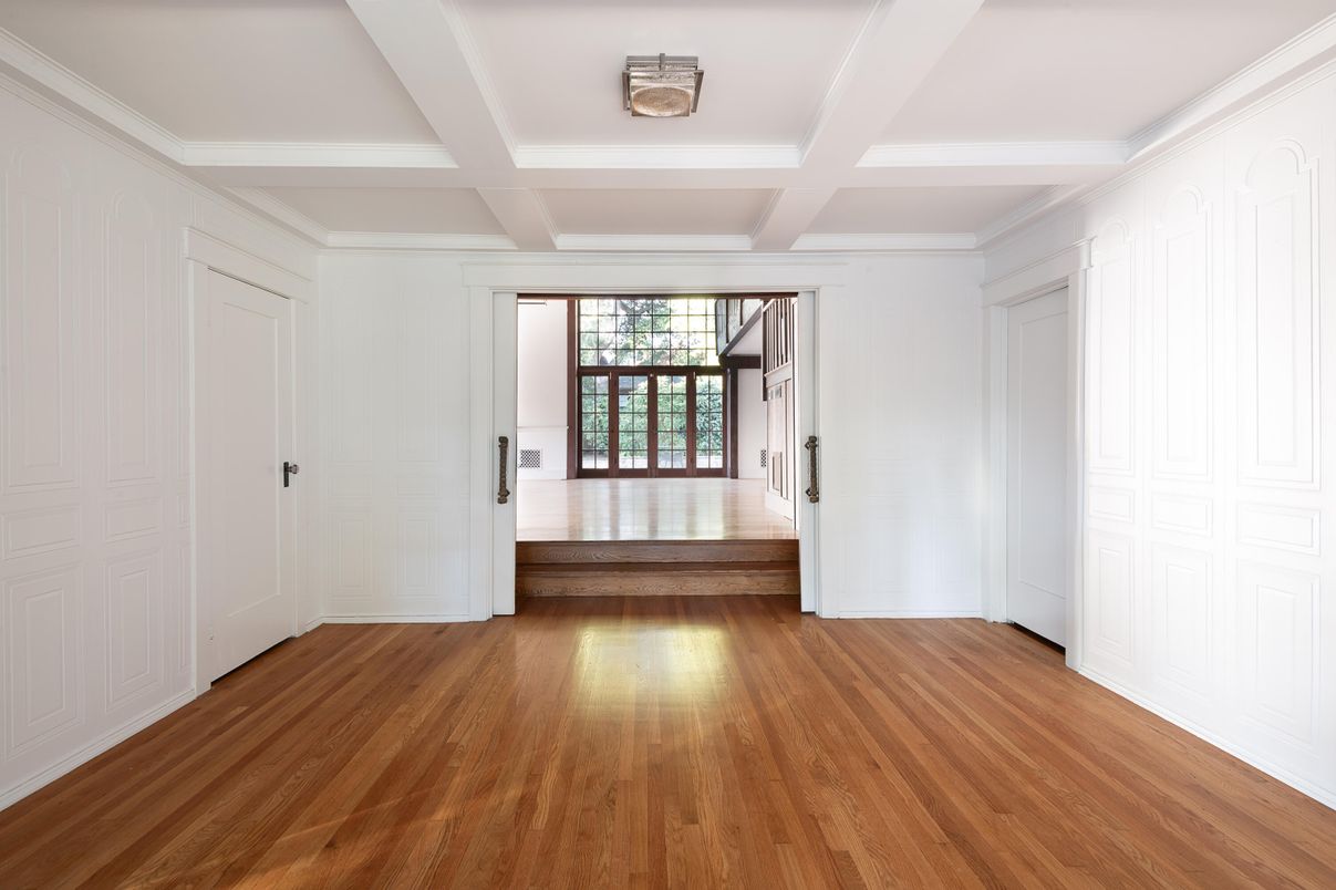 Empty room, Interior, Wood Texture Flooring