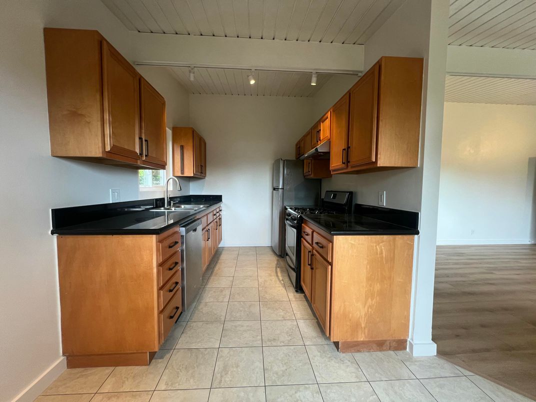 Interior, Kitchen, Wood Texture Flooring