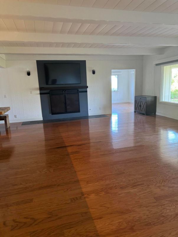 Empty room, Fireplace, Interior, Wood Texture Flooring