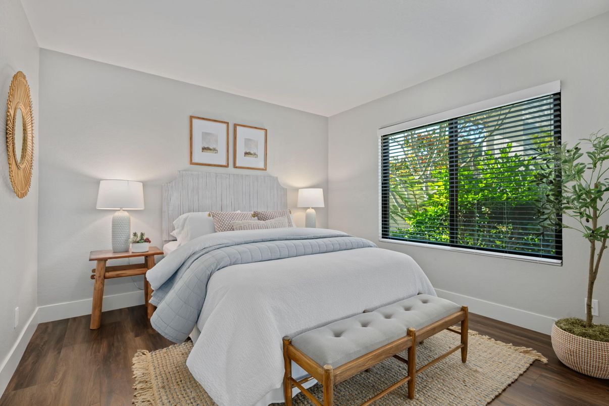 Bedroom, Interior, Wood Texture Flooring