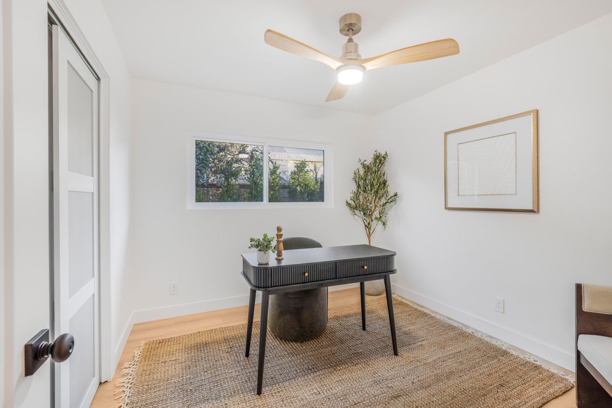 Home Office, Interior, Wood Texture Flooring