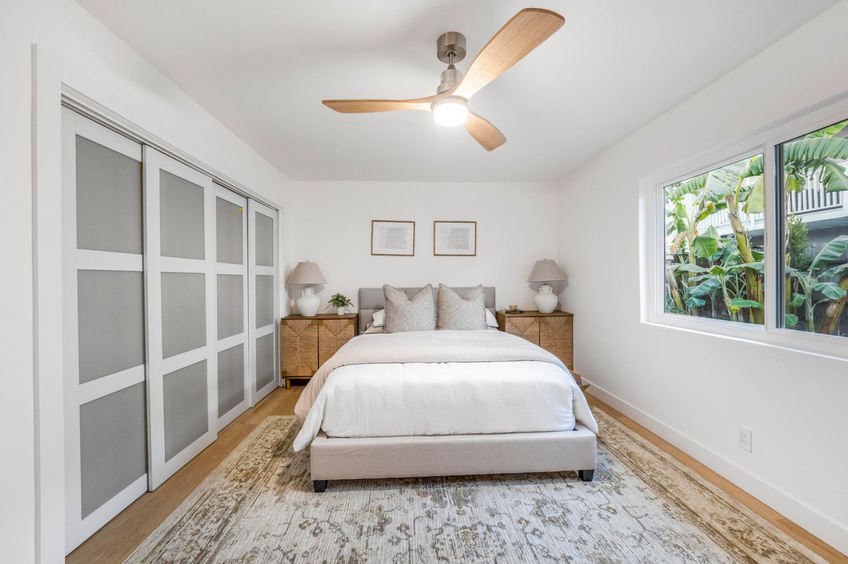 Bedroom, Interior, Wood Texture Flooring