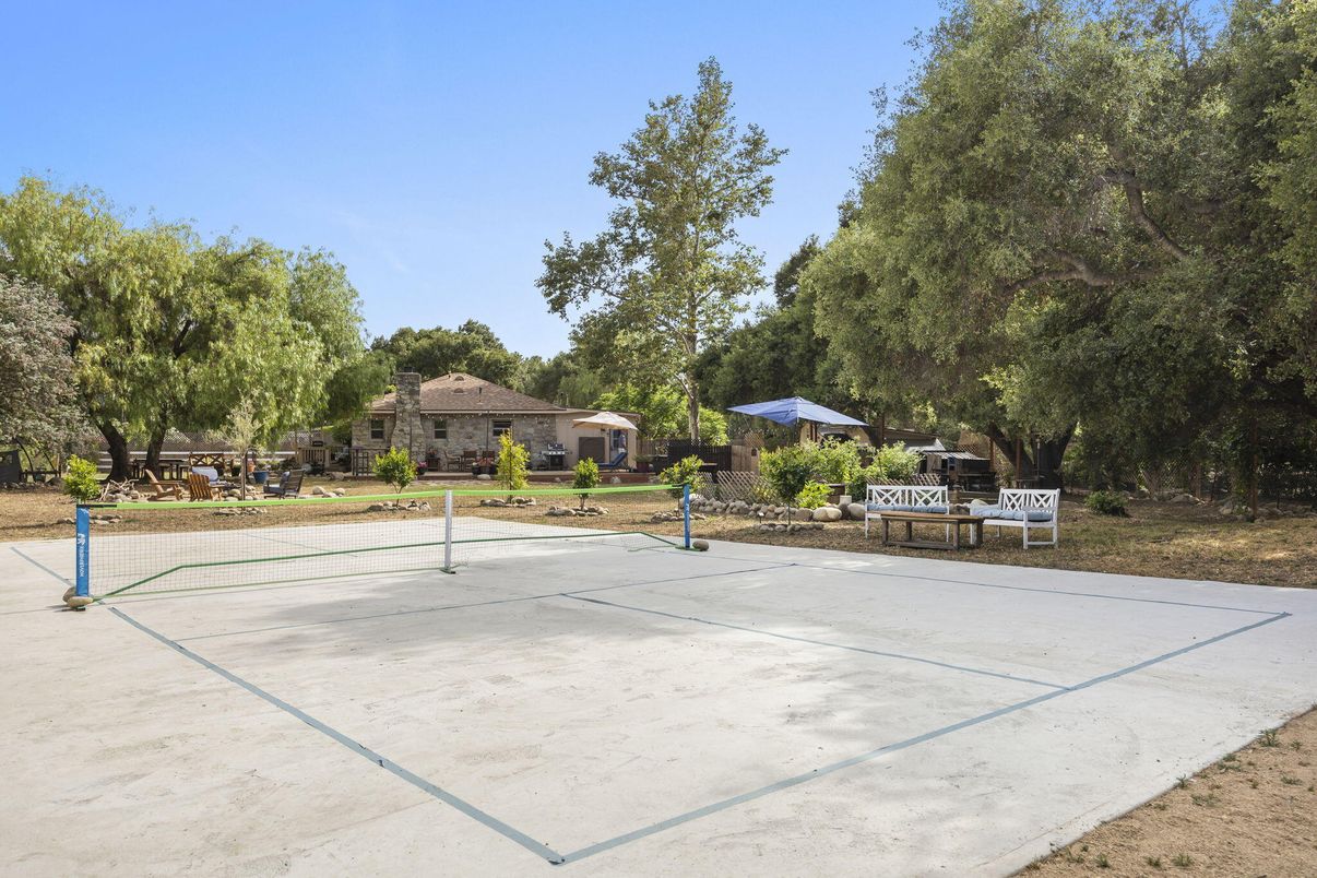 Backyard, Exterior, Tennis Courts