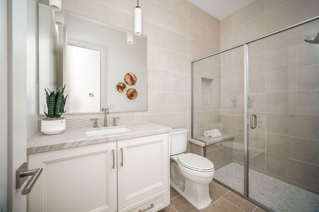 Bathroom, Glass Shower, Interior