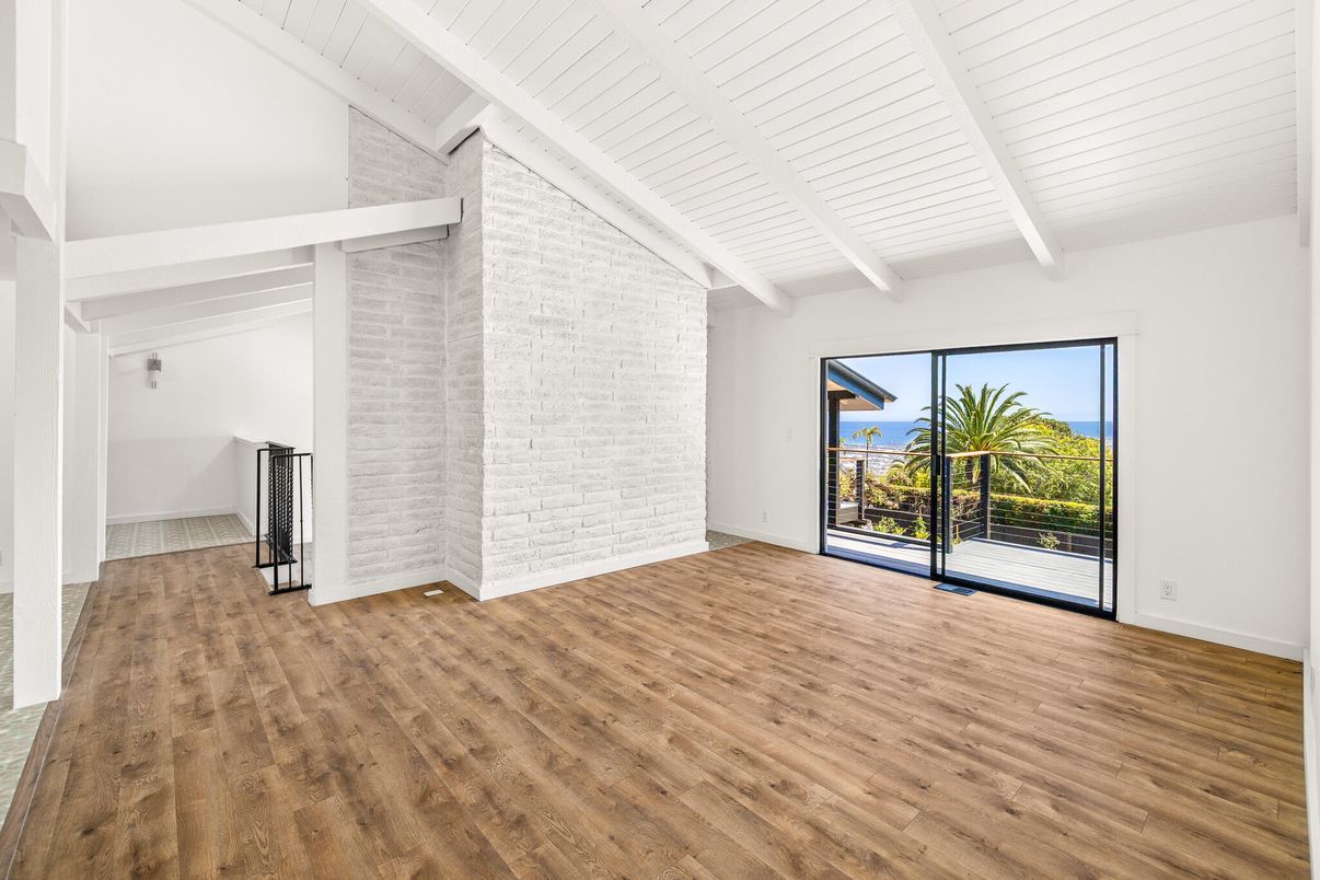 Empty room, Fireplace, Interior, Wood Texture Flooring